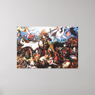 Pieter Bruegel's "The Fall Of The Rebel Angels" Canvas Print