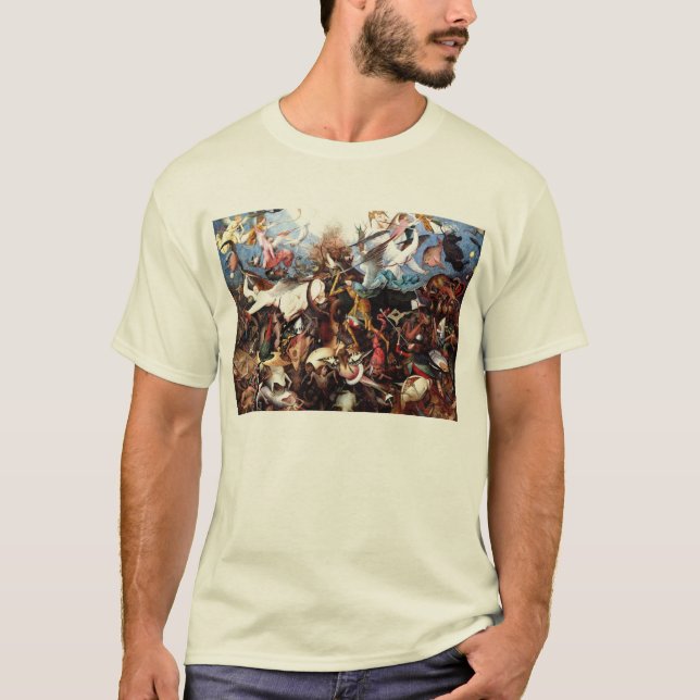 Pieter Bruegel's "The Fall Of The Rebel Angels" T-Shirt (Front)