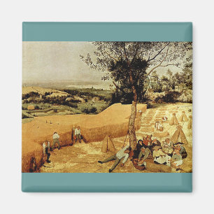 Pieter Bruegel's The Harvesters (1565) Magnet