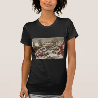 pieter brueghel ii a winter landscape with the mas T-Shirt