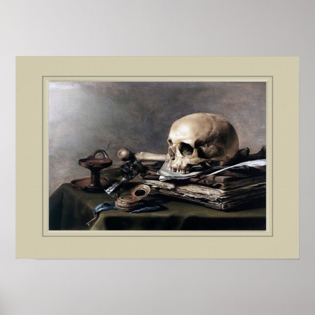Pieter Claesz,still life Poster (Front)