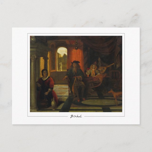 Pieter de Hooch #155 - Fine Art Postcard (Front)