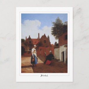 Pieter de Hooch #20 - Fine Art Postcard