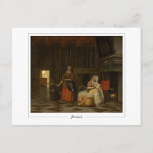 Pieter de Hooch #6 - Fine Art Postcard