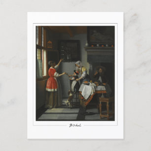 Pieter de Hooch #9 - Fine Art Postcard
