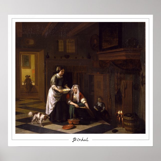 Pieter de Hooch Zedign Art Poster #13 (Front)