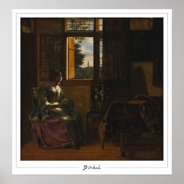 Pieter de Hooch Zedign Art Poster #150 (Front)