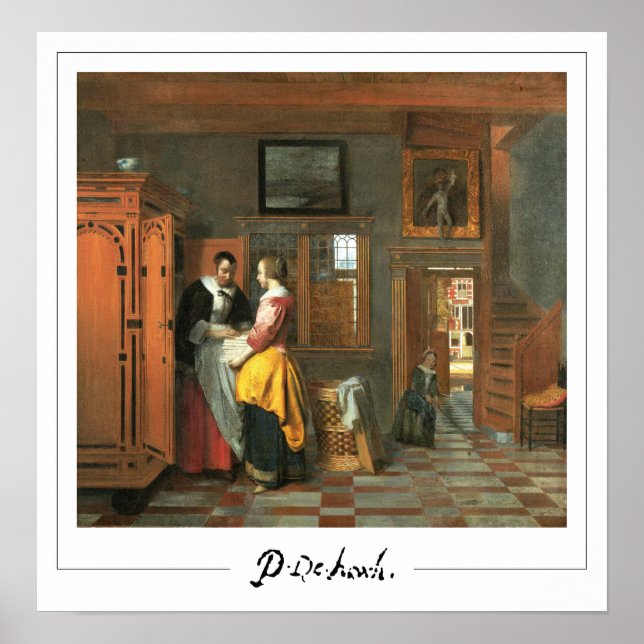 Pieter de Hooch Zedign Art Poster #3 (Front)