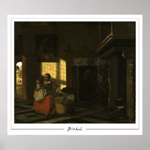 Pieter de Hooch Zedign Art Poster #45