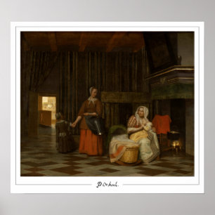 Pieter de Hooch Zedign Art Poster #6