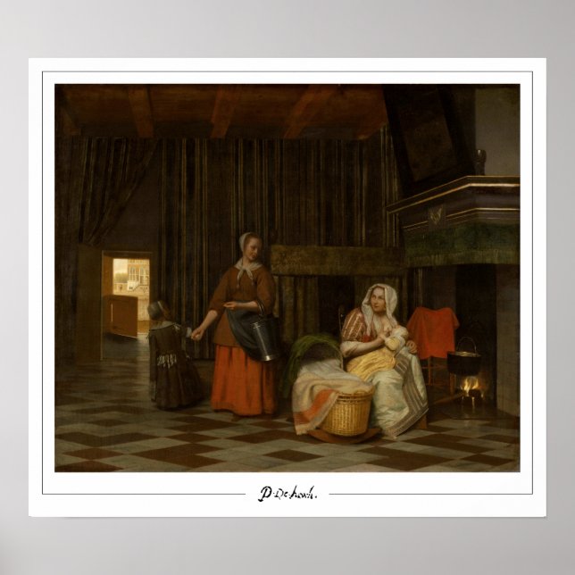 Pieter de Hooch Zedign Art Poster #6 (Front)
