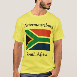Pietermaritzburg, South Africa with Flag T-Shirt