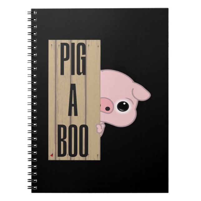 Pig A Boo Fence Notebook (Front)