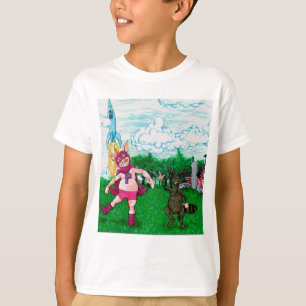 Pig and Racoon and a Rocket T-Shirt