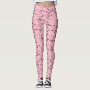 Pig Animal Thunder_Cove Leggings