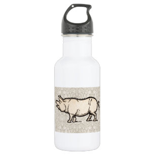 Pig Antique Piggy Cute Vintage Illustration 532 Ml Water Bottle