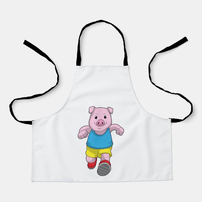 Pig as Runner at Running Apron (Front)