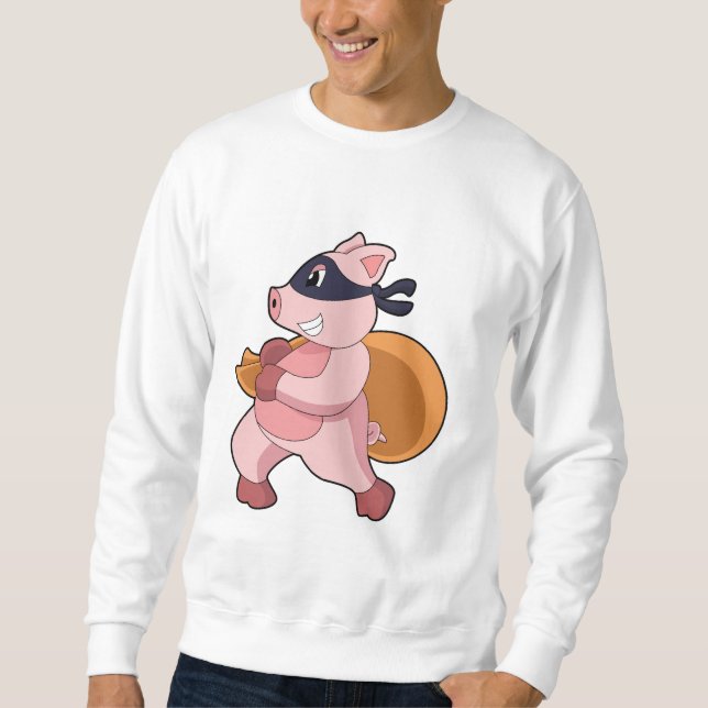 Pig as Runner Sweatshirt (Front)