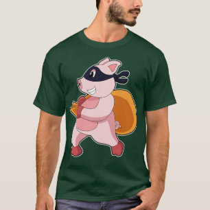 Pig as Runner T-Shirt