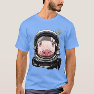 Pig Astronaut Space Exploration Astronomy Lover  T-Shirt