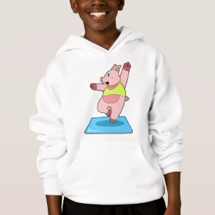 Pig at Yoga Fitness