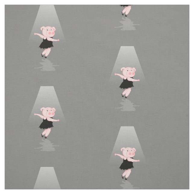 Pig Ballerina Fabric (Swatch)