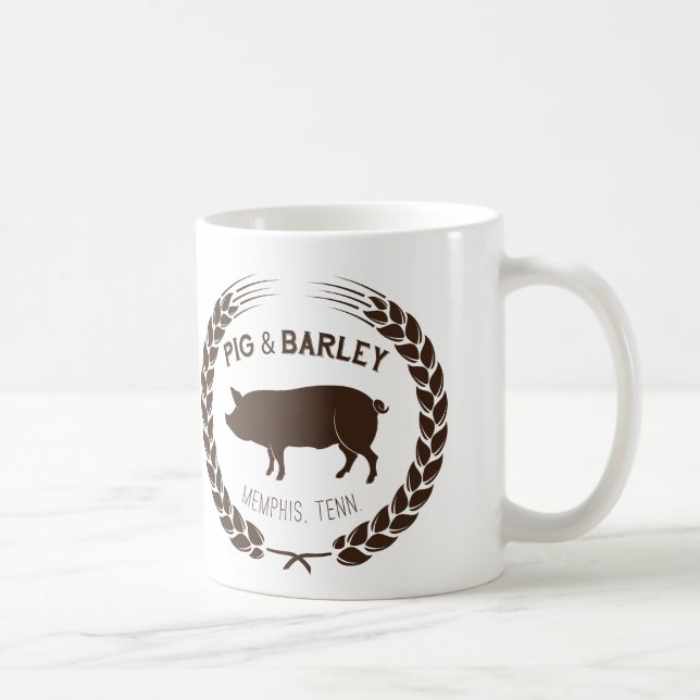 Pig & Barley Mug (Right)