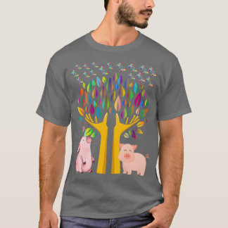 Pig below tree peppa T-Shirt