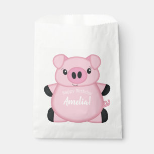 Pig Birthday Party Favour Bags