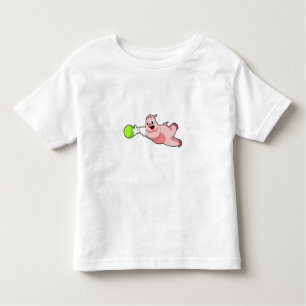 Pig Bowling Bowling ball Toddler T-Shirt