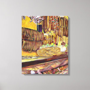 Pig, Budapest Canvas Print