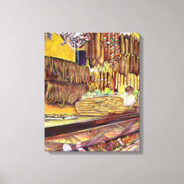 Pig, Budapest Canvas Print (Front)