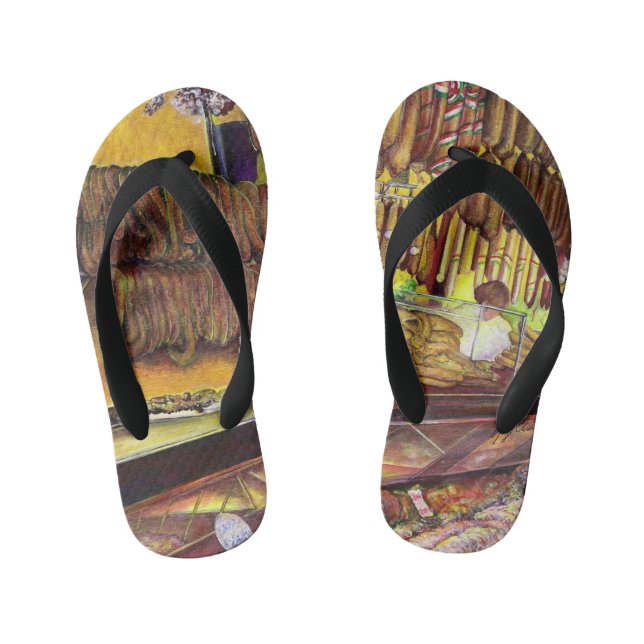 Pig, Budapest Kid's Jandals (Footbed)