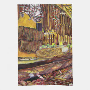 Pig, Budapest Tea Towel