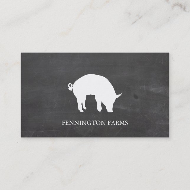 Pig Business Card (Front)