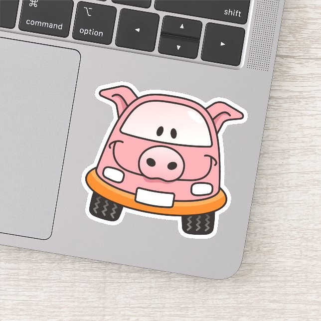 Pig Cartoon Car (Detail)