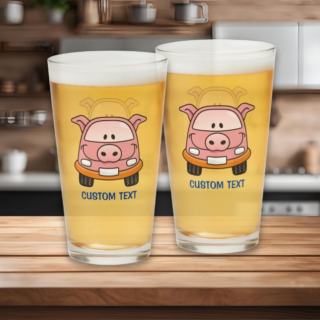 Pig Cartoon Car Glass (Creator Uploaded)