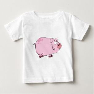 Pig Cartoon Character Baby T-Shirt