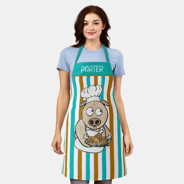 Pig Chef Custom Apron (Worn)