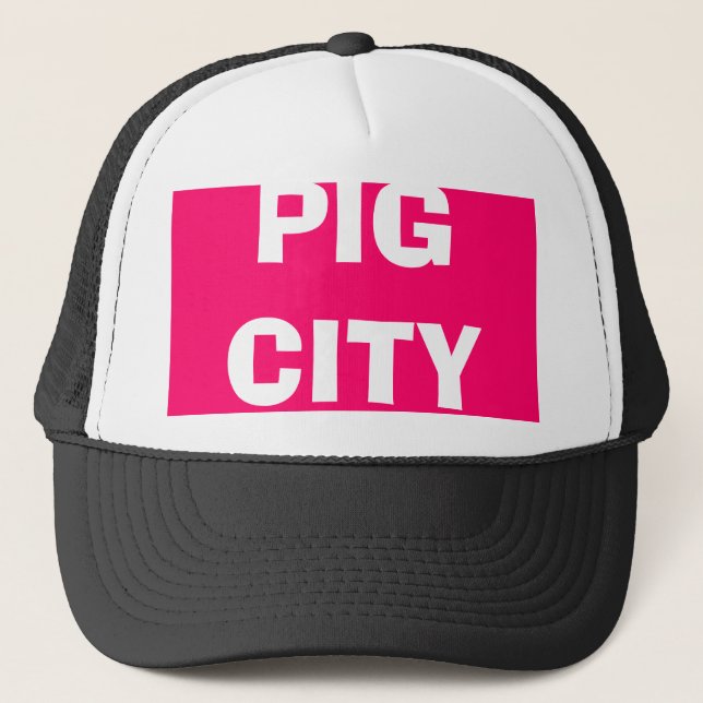 PIG CITY TRUCKER HAT (Front)