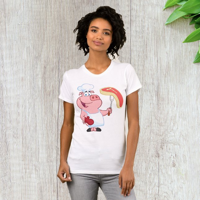 Pig Cooking Meat T-Shirt (Creator Uploaded)