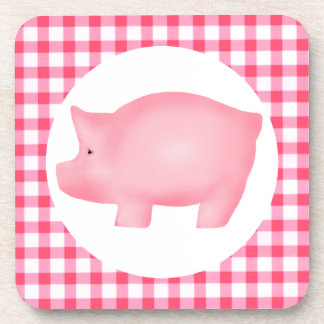 Pig Cork Coaster