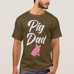 Pig Dad Pig Owner Pig Farmer Pig Father Premium T-Shirt