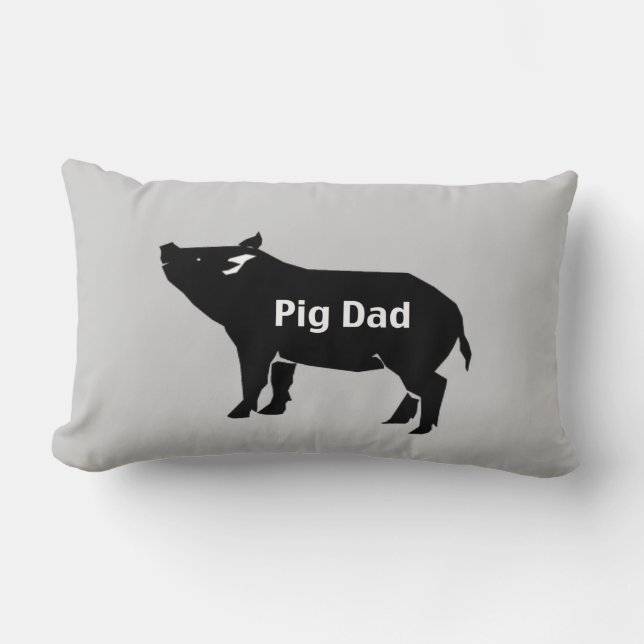 Pig Dad Pillow (Front)