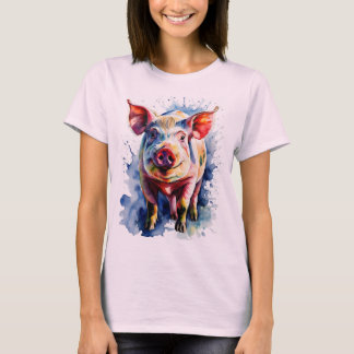 pig day T-shart pink amazing T-Shirt