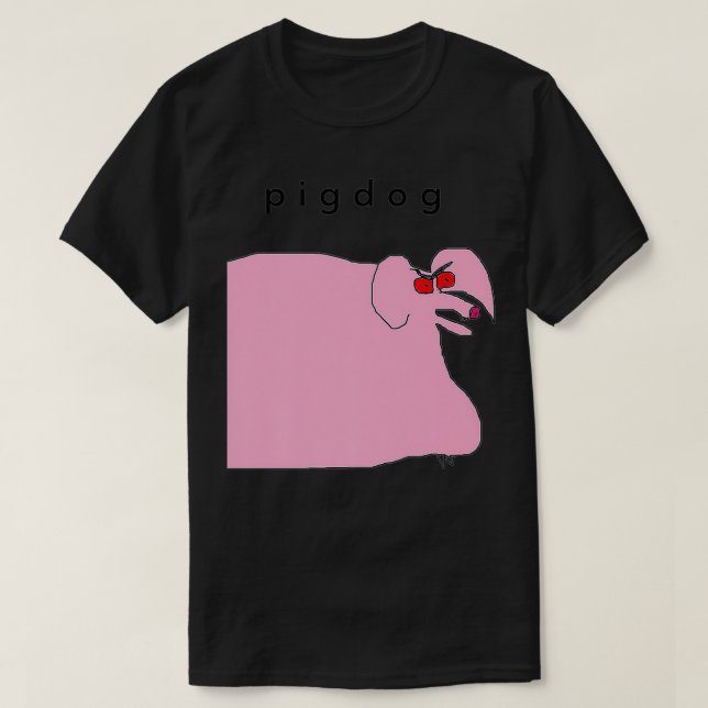 Pig Dog Premium  T-Shirt (Design Front)