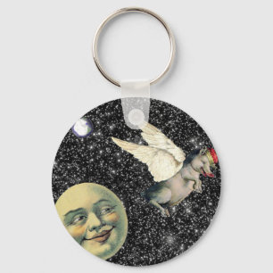 Pig Dreams Key Ring