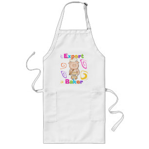 Pig Expert Baker Tshirts and Gifts Long Apron