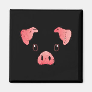 Pig Face Costume Cute Hog Halloween Animal Kids Magnet