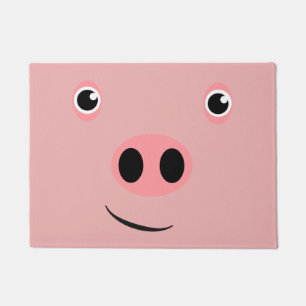 Pig Face Doormat